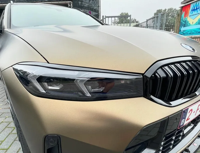 BMW premium window tinting and headlight darkening — Wrap My Ride Putte