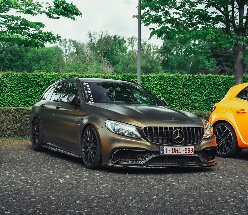 Mercedes C63 AMG colour change wrap — Wrap My Ride