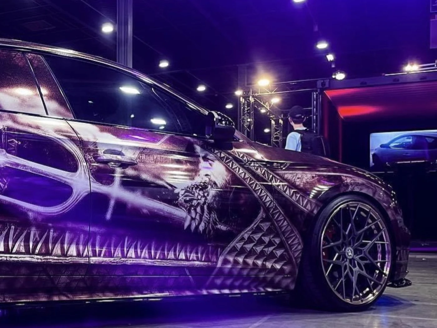 Audi S5 Aquaman livery — detail wrap — FRD × WMR