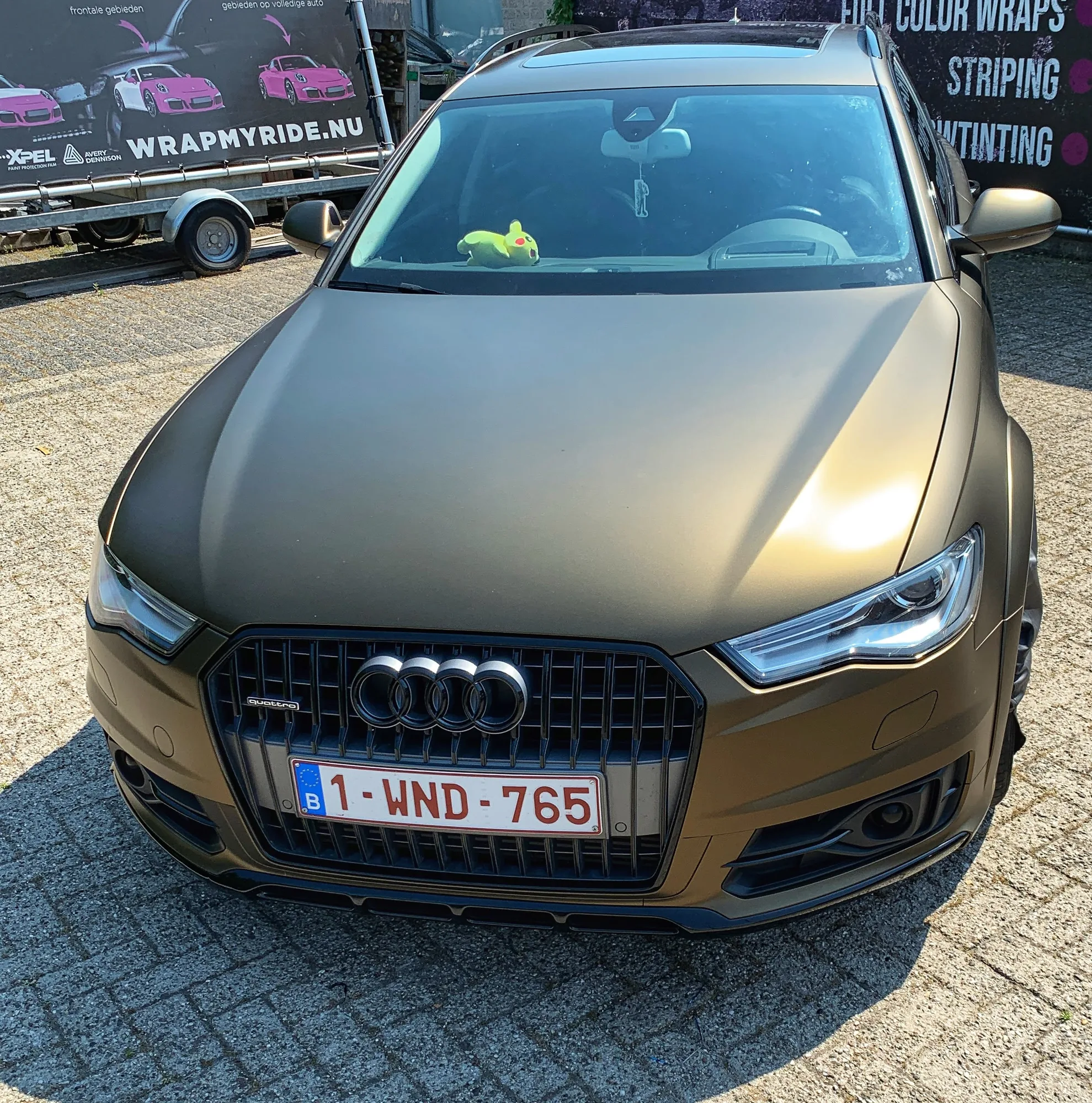 AUDI A6 ALLROAD MATTE BOND GOLD — Audi A6 Allroad — FRD × WMR