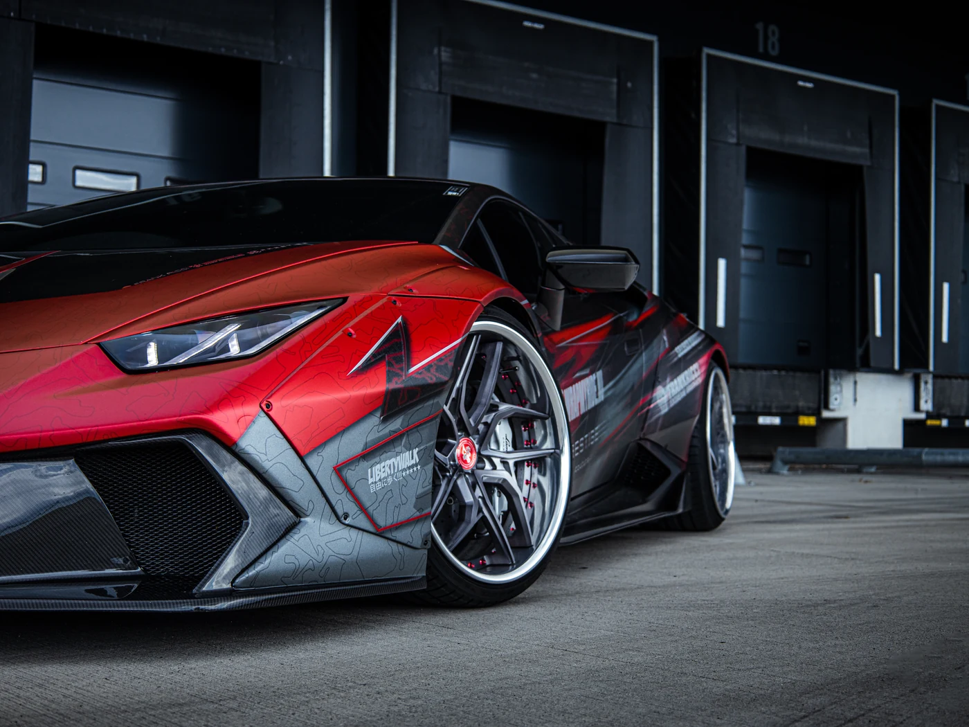 Lamborghini Huracán LW Select custom livery — zijkant — FRD × WMR